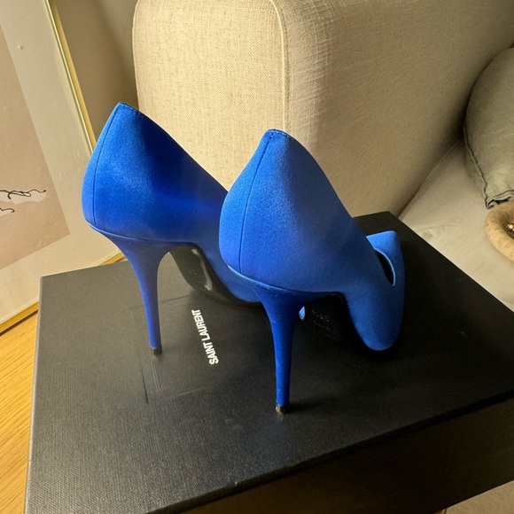 NWT Saint Laurent Blue Pump SS23 - Picture 2 of 6